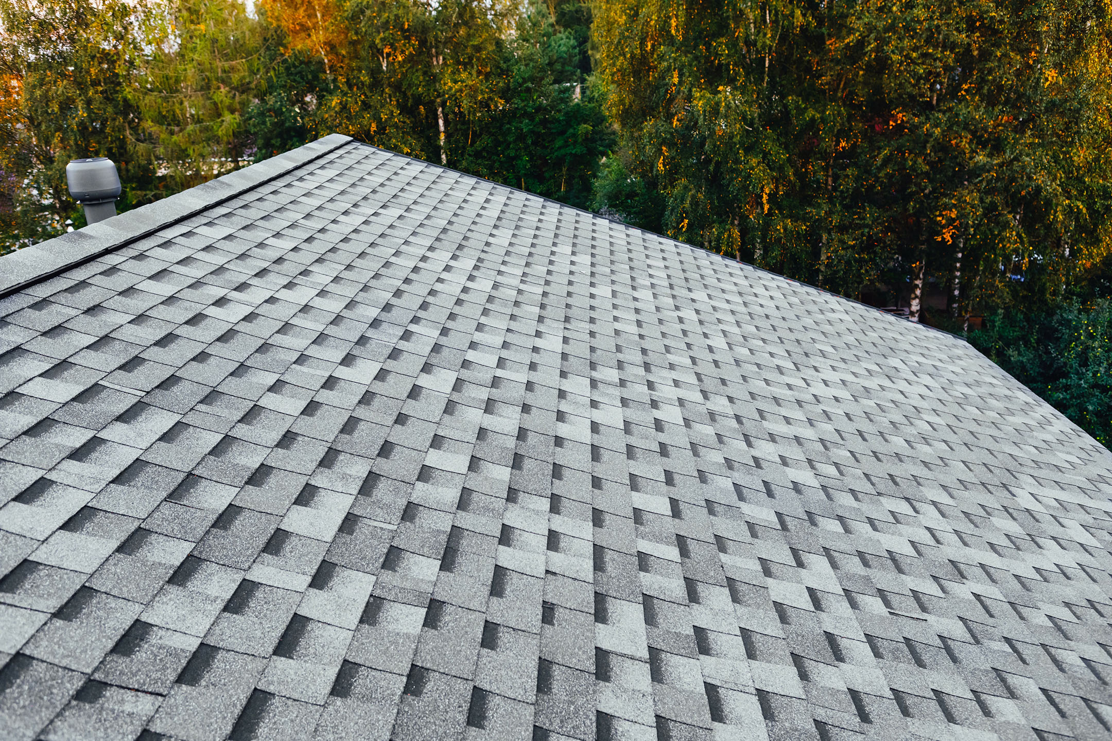 up close image of roof shingles done by community pro roofing near pittsburgh, pa